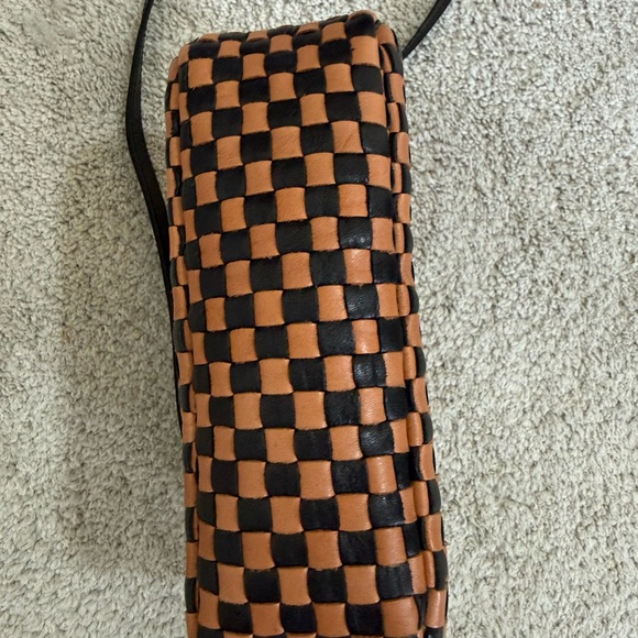 Clare V. Checkered Midi Sac Crossbody Bag - Picture 4 of 6